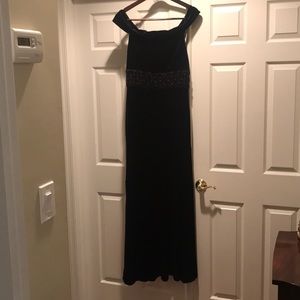 Off the shoulder gown